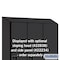 Salsbury Industries 1 Tier Designer Locker, 54"Wx76"Hx18"D, 3 Door, Black 18-21368BLK - alternate 8